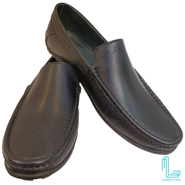 کفش کالج چرم طبیعی مردانه کد LLS-100