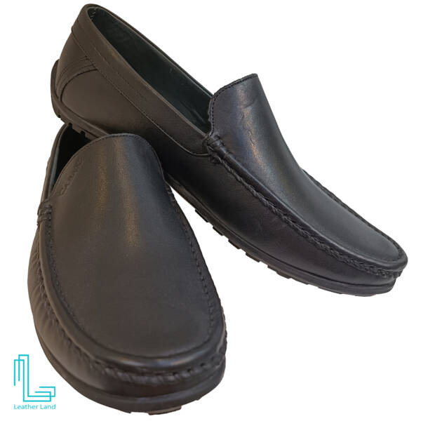 کفش کالج چرم طبیعی مردانه کد LLS-100