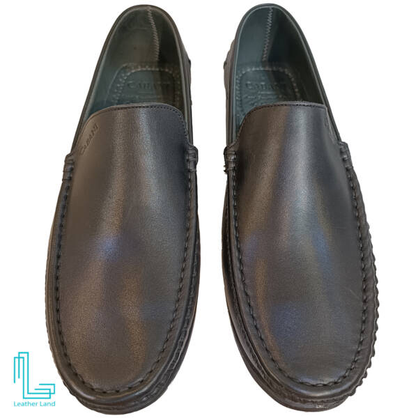 کفش کالج چرم طبیعی مردانه کد LLS-100