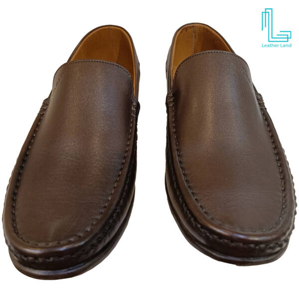 کفش کالج چرم طبیعی مردانه کد LLS-100
