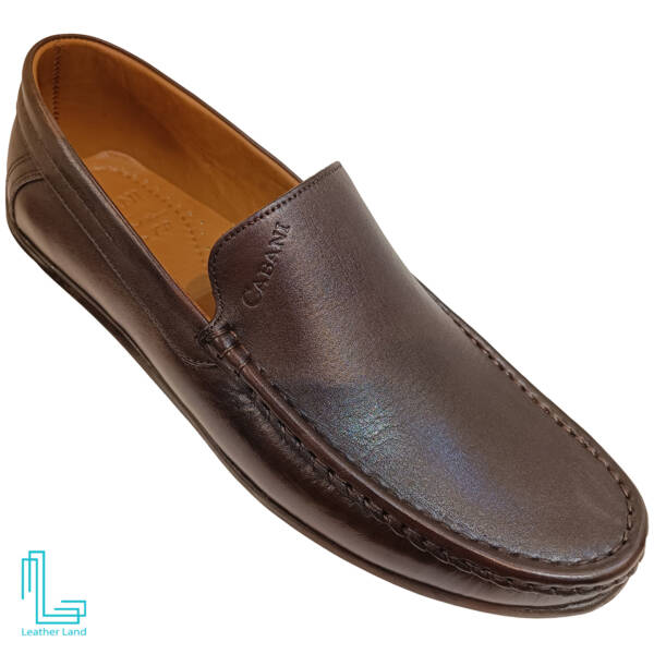 کفش کالج چرم طبیعی مردانه کد LLS-100